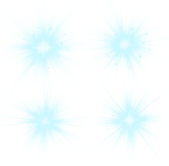 Glowing sun flare effect with lens distortion and light rays. Soft burst creates magical atmosphere. Transparent PNG overlay for visual compositions.