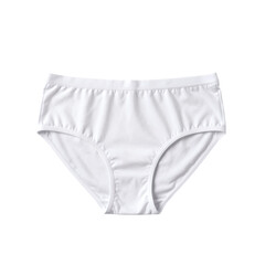 White women's briefs isolated