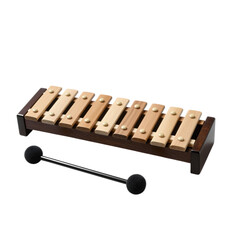 Wooden Xylophone With Metal Mallets