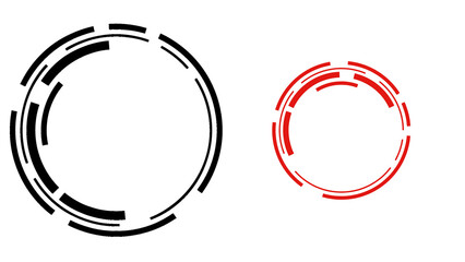 Abstract Circular Tech Rings Minimal Futuristic Design © Apple Stock 963