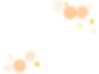 花のようなあたたかなピンクや黄色の水彩のにじみテクスチャ