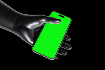 smartphone hand for mockup template