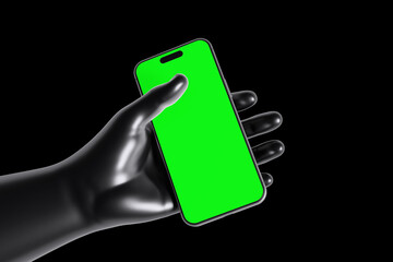 smartphone hand for mockup template
