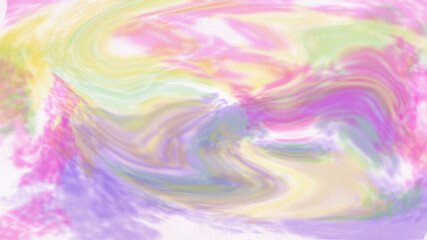 Swirling pastel colors cloudscape texture background