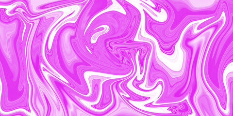 Abstract pink and white iridescent swirling marble liquid pattern background for artistic design