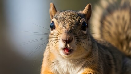 funny squirrel meme without text, subtle humor situational concept image, relatable everyday visual joke for meme creation, clean meme-ready stock photo for social media, neutral funny back