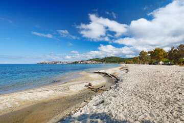 Neos Marmaras beach of Chalkidiki, Greece