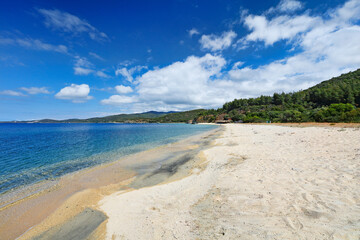 Aretes beach in Chalkidiki, Greece