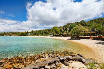 Kalogria beach in Chalkidiki, Greece
