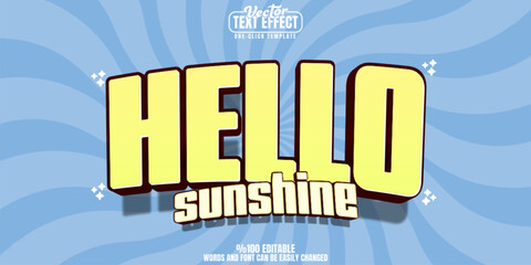 Retro editable text effect, customizable vintage and nostalgic 3d font style