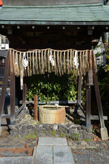 石井神社　手水舎　京都市北区小山元町
