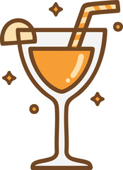 Cocktail Alcohol Drink Party Celebration Icon