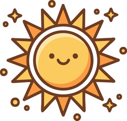 Sun Weather Summer Sunshine Icon