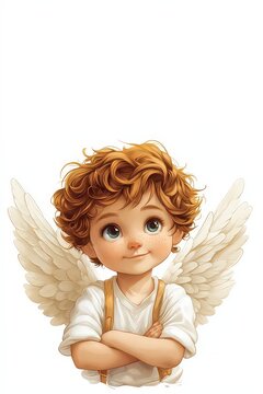 Cute little angel clipart