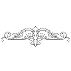 Fototapeta premium vintage floral frame