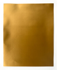 Crumpled matt golden paper background