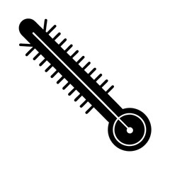 vector clip art thermometer cold on white background for web and graphic design