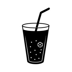 vector clip art lemonade cup for web and graphic design