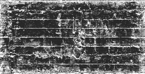 Worn black grunge texture. Weathered paper effect. White grainy texture on black background. Dust overlay textured. Grain noise particles. Torn graininess pattern. Vector illustration, EPS 10.