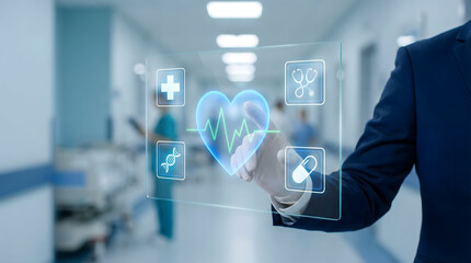 Digital Healthcare Interface with Heart Rhythm