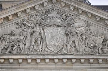 The building of the German Bundestag. A collection of elements