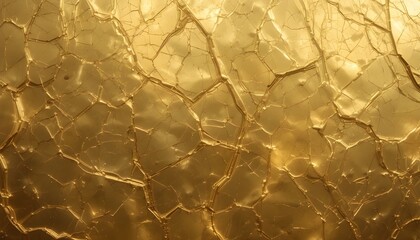 Gold Polished Metal Steel Texture with Luxury Shiny Industrial Surface