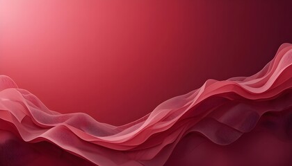 Set of Abstract Red Banner Backgrounds with 3D Overlapping Layers, Wave Shapes, and Geometric Polygonal Design for Web Headers and Advertisements