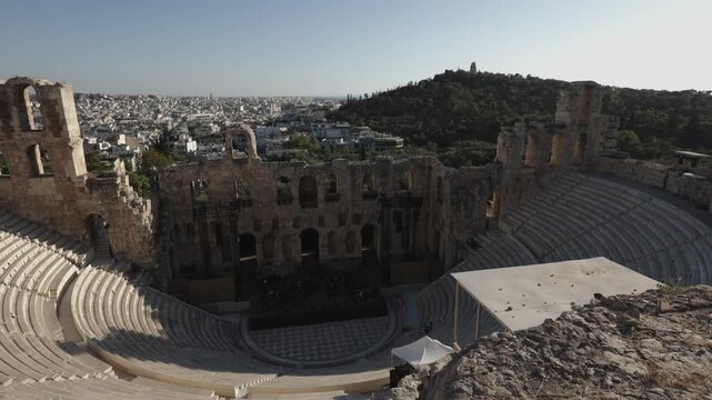 Odeon of Herodes Atticus in Athens, Greece