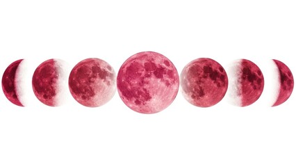 Phases of the Moon - A Visual Journey Through Lunar Cycles.