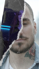 Vertical Paper Cut Transition 01