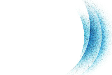 青いグラデーション　白と青のフレーム