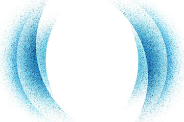 青いグラデーション　白と青のフレーム