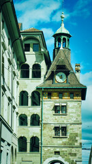 Place du Molard in Square in Geneva