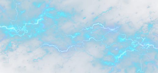 Magical Electric Shockwave Lightning Effect PNG Transparent