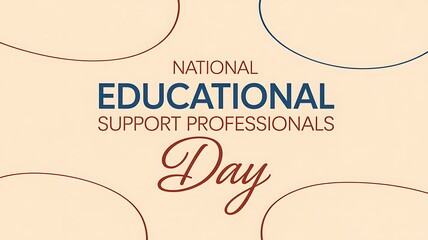 National educational support professionals day appreciation banner
