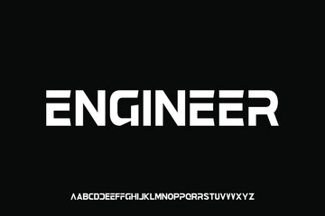 Display alphabet font vector design suitable for headline, poster, logo, magazine and many more