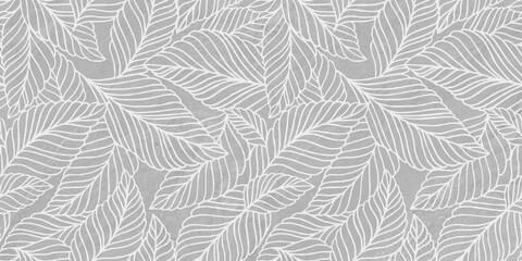 seamless pattern with leaves tiles pattern
