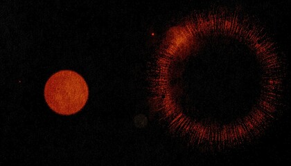 Cosmic spectacle of celestial bodies and nebulae in deep space, perfect for astronomy presentations and creative projects