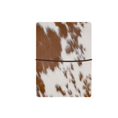 cowhide leather journal vector