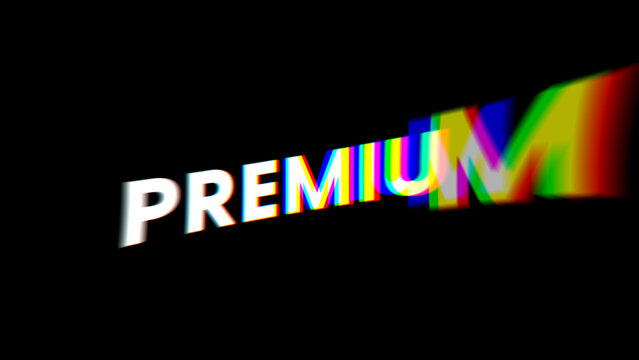 Typography Fast Color Distortion 4