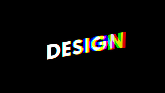 Typography Fast Color Distortion 2