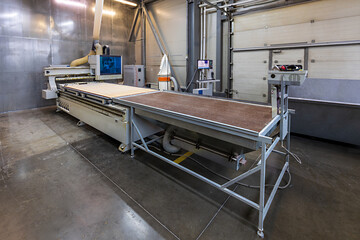 The CNC machining center is designed for precise, high-speed milling and drilling of holes in various sheet and composite materials, as well as soft and hard wood.