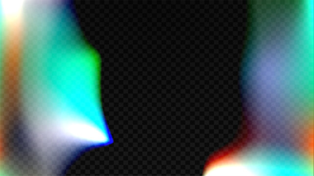 Vintage film negative overlay with light leak effect and retro camera flare. Aged grain texture for cinematic background or y2k disco poster. Distressed photo filter with acid wash.