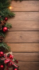 Christmas, holiday, postcard, free space for text