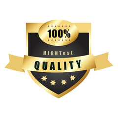 Luxury premium golden badge labels