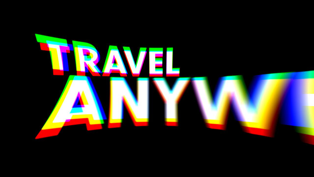 Typography Fast Color Distortion 5