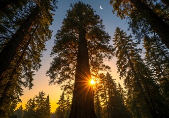 巨木の夕焼け交響曲