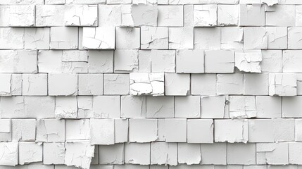 White tiled textured pattern background
