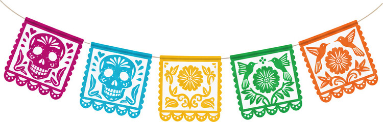Papel Picado Banner Garland