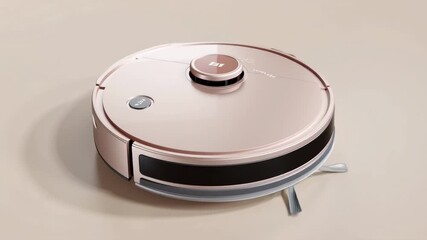 Explore the inner workings of a modern home cleaning robot with detailed close-ups and breakdown of components in one sleek design